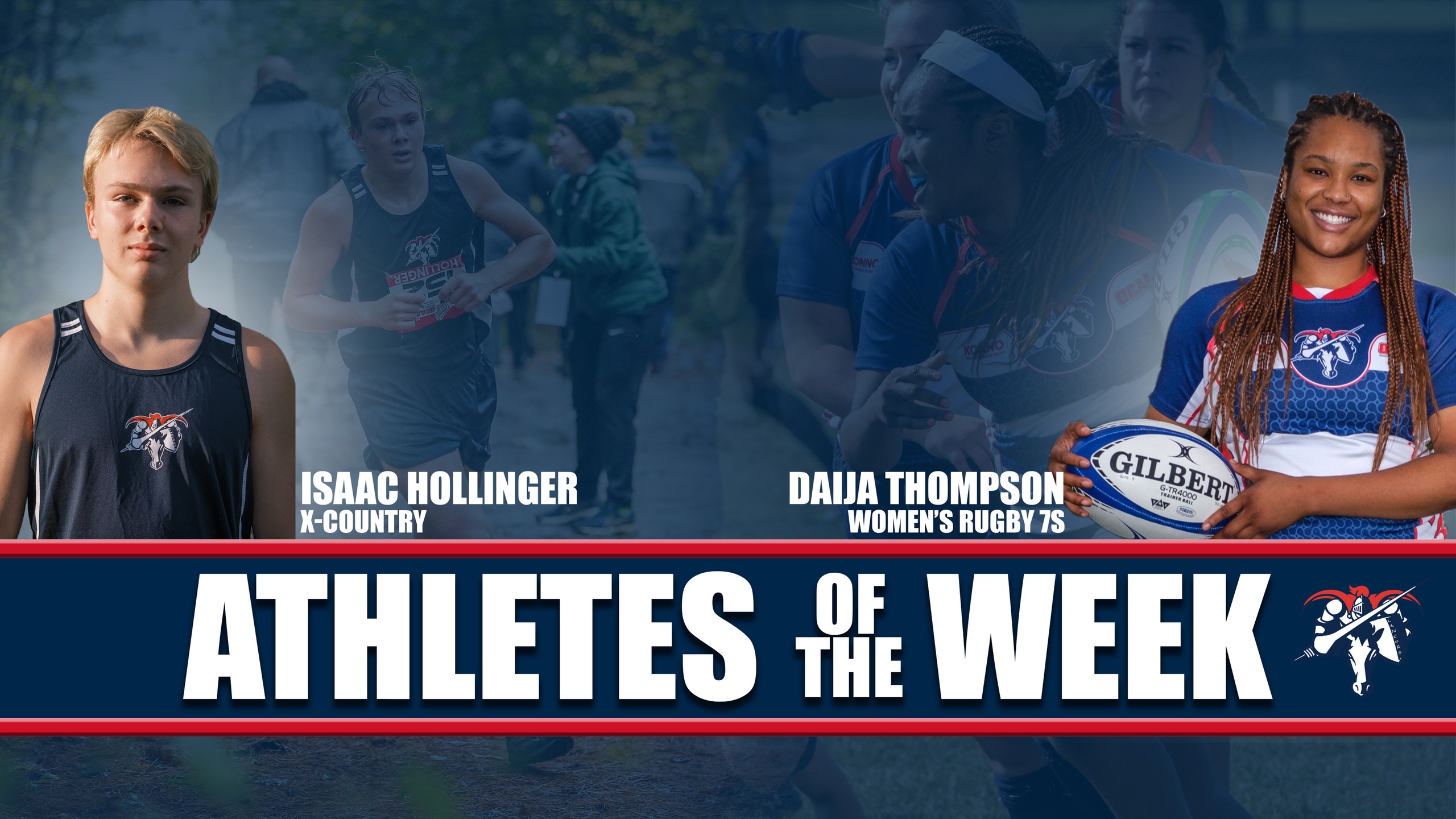Thompson & Hollinger Named Athletes of the Week