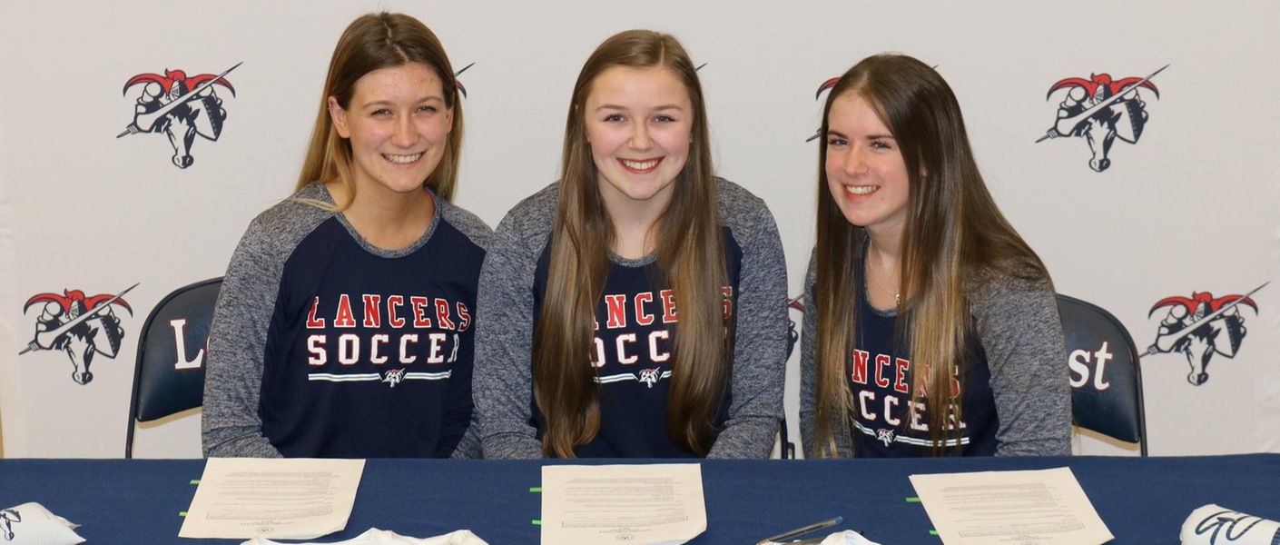 SOCCER TRIO COMMITS TO LANCERS