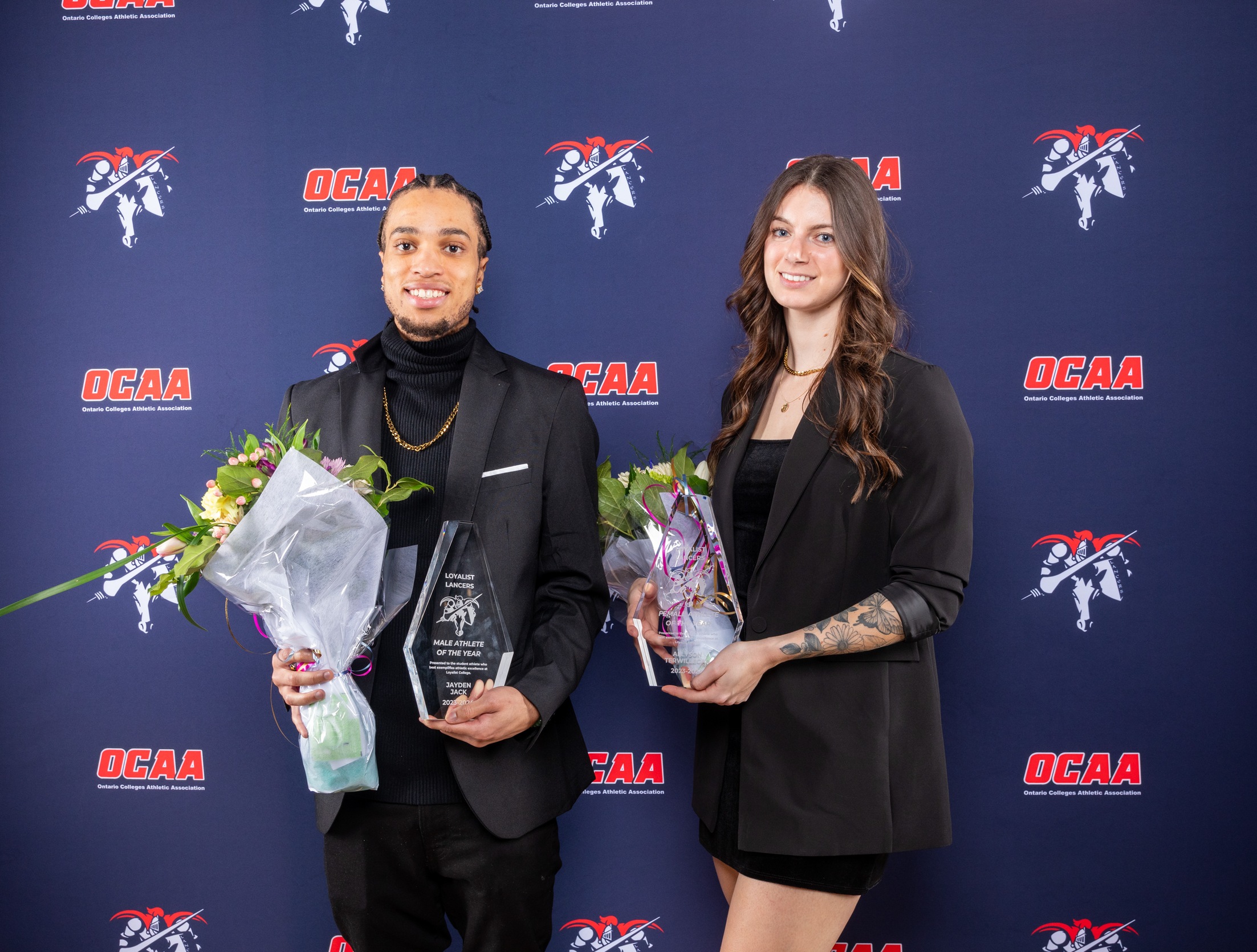 TERWILLEGAR &amp; JACK NAMED ATHLETES OF THE YEAR AT ANNUAL  ATHLETIC BANQUET