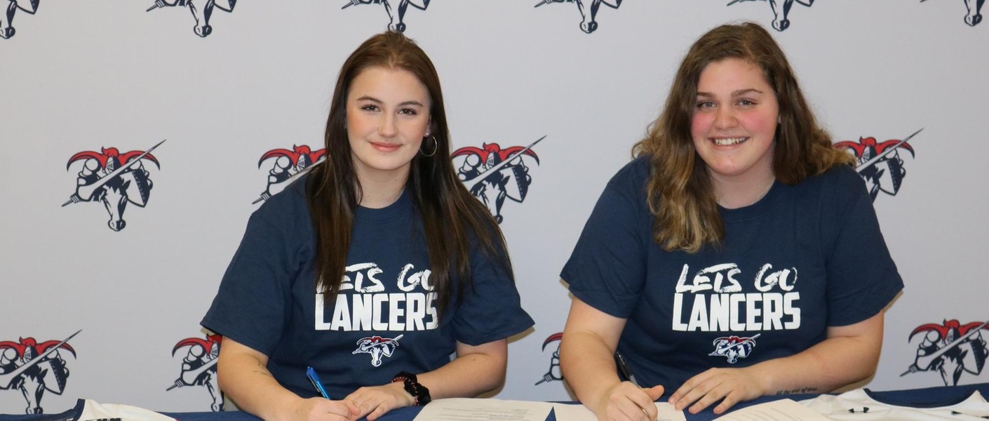 LANCERS COMMIT TWO TO VOLLEYBALL PROGRAM